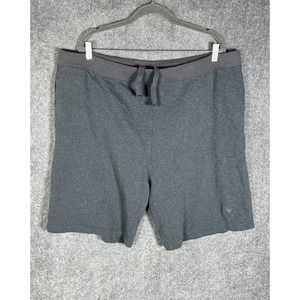 Red MaCaw Trading Relaxed Pull On Sweat Shorts‎ Men Size XXL Gray Pockets
